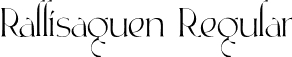 Rallisaguen Regular font - Rallisaguen-Regular.otf