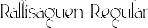 Rallisaguen Regular font - Rallisaguen-Regular.ttf