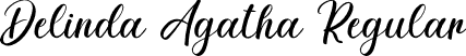 Delinda Agatha Regular font - DelindaAgatha-Yz0Xy.otf