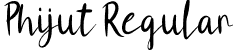 Phijut Regular font - Phijut.otf