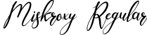 Miskroxy Regular font - Miskroxy.ttf