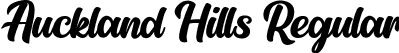 Auckland Hills Regular font - aucklandhills-6yeym.ttf