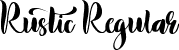 Rustic Regular font - Rustic.ttf