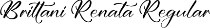 Brittani Renata Regular font - brittanirenata-vgnd6.otf