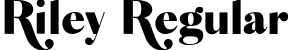 Riley Regular font - Riley-Regular.otf