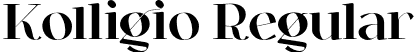 Kolligio Regular font - Kolligio.otf