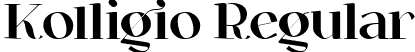 Kolligio Regular font - Kolligio.ttf