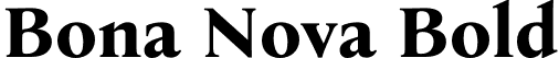 Bona Nova Bold font - BonaNova-Bold.otf