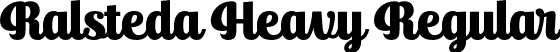 Ralsteda Heavy Regular font - RalstedaHeavy-gxX2Y.otf