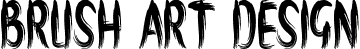 brush art design font - brush.ttf