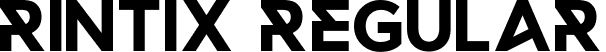 Rintix Regular font - Rintix.ttf