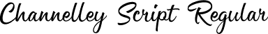 Channelley Script Regular font - channelley-script.ttf