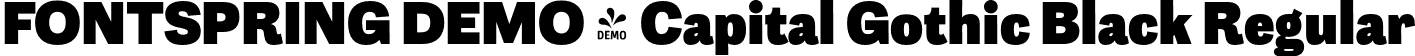 FONTSPRING DEMO - Capital Gothic Black Regular font - Fontspring-DEMO-capitalgothic-black.otf