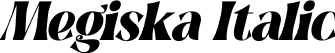 Megiska Italic font - Megiska Italic.otf