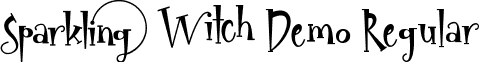 Sparkling Witch Demo Regular font - SparklingWitchDemoRegular.ttf