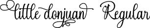 littledonjuan Regular font - Littledonjuan-3ze68.otf