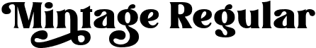 Mintage Regular font - MintageRegular-51Knx.ttf