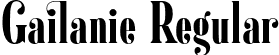 Gailanie Regular font - Gailanie-Regular.otf