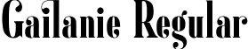 Gailanie Regular font - Gailanie-Regular.ttf