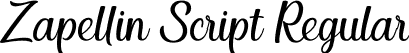 Zapellin Script Regular font - Zapellin Script.otf