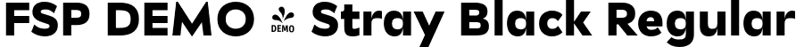 FSP DEMO - Stray Black Regular font - Fontspring-DEMO-stray-black.otf