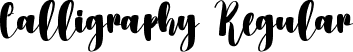 Calligraphy Regular font - Calligraphy.ttf