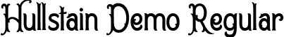 Hullstain Demo Regular font - Hullstaindemo-51KmG.otf