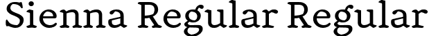 Sienna Regular Regular font - Sienna Regular.ttf