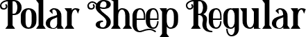 Polar Sheep Regular font - PolarSheep-rgp0O.ttf