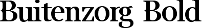 Buitenzorg Bold font - Buitenzorg Bold.otf