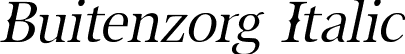 Buitenzorg Italic font - Buitenzorg Italic.otf