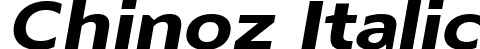 Chinoz Italic font - Chinoz-ExtraBoldItalic.ttf