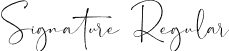 Signature Regular font - signaturesignature-pkdvr.otf