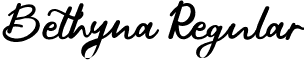 Bethyna Regular font - Bethyna-Personal-Use.ttf