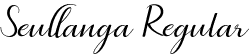 Seullanga Regular font - seullanga-k729l.otf