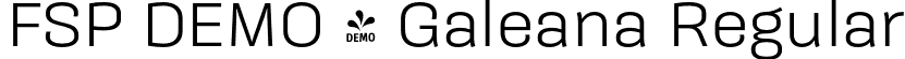 FSP DEMO - Galeana Regular font - Fontspring-DEMO-galeana-regular.otf