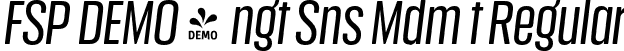 FSP DEMO - ngt Sns Mdm t Regular font - Fontspring-DEMO-anguitasans-mediumit.otf