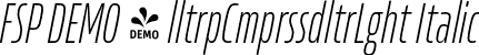 FSP DEMO - lltrpCmprssdltrLght Italic font - Fontspring-DEMO-allotropecomp-ullightitalic.otf