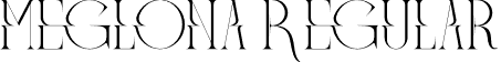 Meglona Regular font - Meglona.ttf