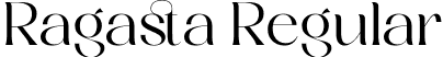 Ragasta Regular font - Ragasta.ttf