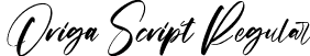 Origa Script Regular font - Origa Script.ttf