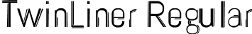 TwinLiner Regular font - TwinLiner.otf