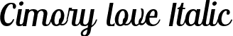 Cimory Love Italic font - CimoryLoveItalic-vme5L.ttf