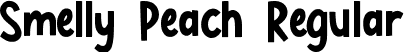 Smelly Peach Regular font - Smelly Peach Regular.ttf