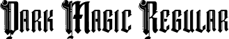 Dark Magic Regular font - DarkMagic Free Trial.ttf