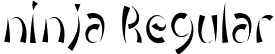 ninja Regular font - ninja-Regular.ttf