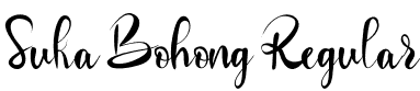 Suka Bohong Regular font - SukaBohong.otf