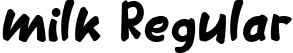 milk Regular font - milk-Regular.ttf