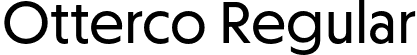 Otterco Regular font - Otterco-Regular.otf