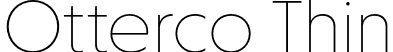 Otterco Thin font - Otterco-Thin.otf